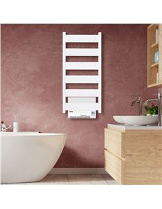 Radiador Secatoallas Eléctrico con Termoventilador NERIS TURBO (750W+1000W) - Blanco 2