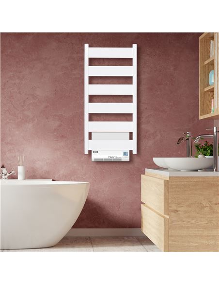 Radiador Secatoallas Eléctrico con Termoventilador NERIS TURBO (750W+1000W) - Blanco