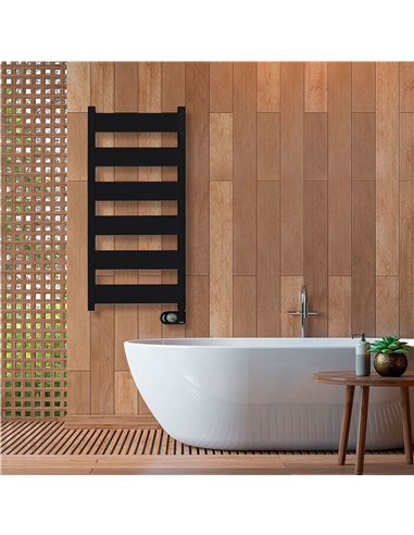 Radiador Secatoallas NERIS 750W negro