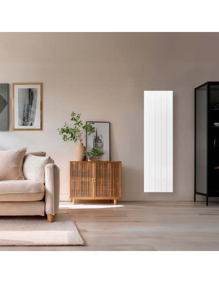 Emisor Térmico Cerámico Vertical AVA1500 (1500W), Bajo Consumo-Programable 24/7