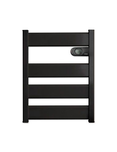 Radiador secatoallas eléctrico LYSA 500W NEGRO