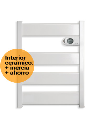 Radiador secatoallas eléctrico LYSA 500W blanco