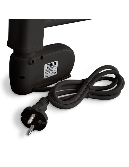 Sèche-serviettes électrique à inertie sèche HJM, 750 W, Noor, Noir