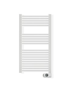Sèche-serviettes électrique à inertie sèche HJM, 750 W, Square, Blanc